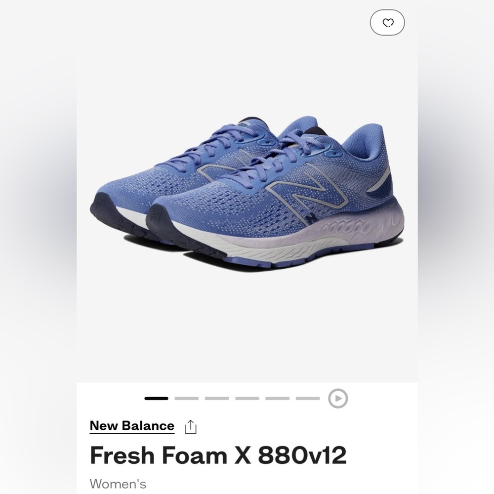 New Balance Fresh Foams x880v12- Night Air with Libra and Night Sky. Women’s 7.